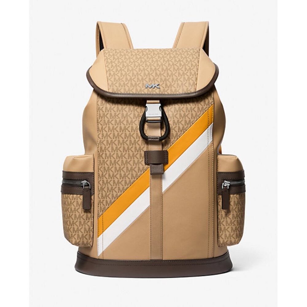 Michael Kors Rivington Logo Stripe Backpack (NWT)